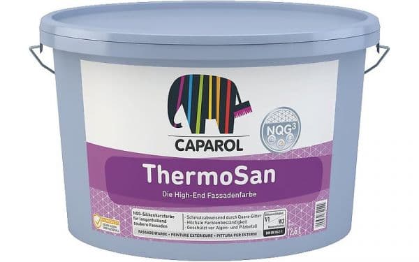 Caparol ThermoSan –  Vopsea siliconică cu uscare rapida pentru termosisteme, 12.5 l – 3D-SYSTEM GINSTER 100