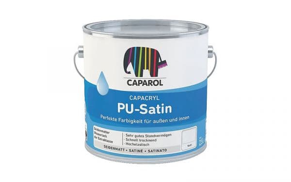 Capacryl PU Satin – Lac PU Acrilic Universal pentru interior și exterior, 0.7 l  –  RAL 6011 Resedagrün