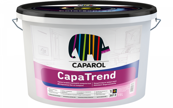 CapaTrend – Vopsea economică mată pentru interior, 2.5 l 3D-SYSTEM ONYX 85