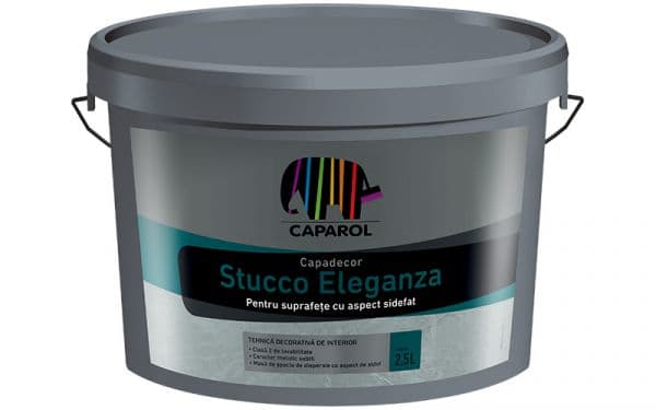 Stucco Eleganza – Masă de șpaclu decorativă pentru interior, cu aspect semilucios și efect metalizat, 2.5 l – 3D-SYSTEM PALAZZO 30