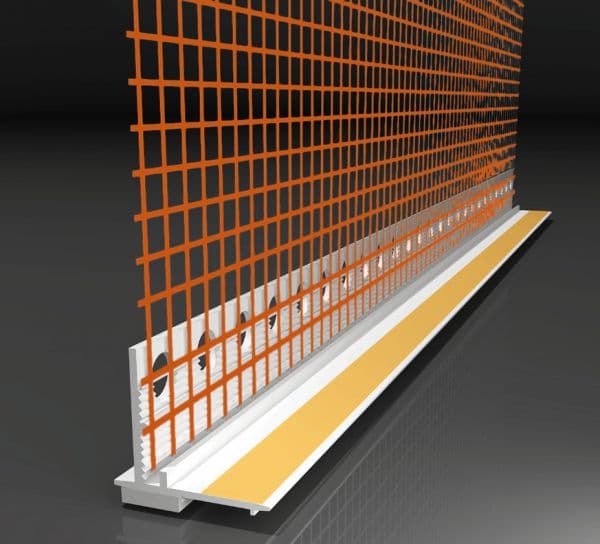 Profil de închidere la ferestre X-THERMO ANSCHLUSSLEISTE  2,4 m