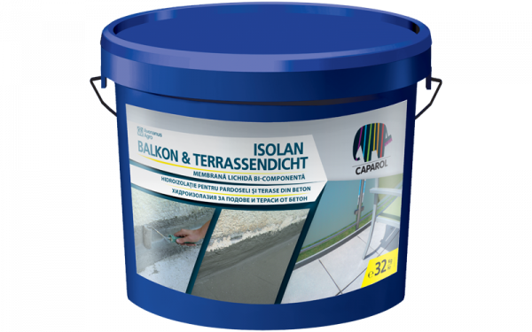 Caparol Isolan Balkon- & Terrassendicht – Hidroizolație sub plăci ceramice la interior și exterior 32 kg