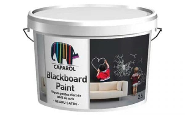 Blackboard Paint Matt – Vopsea tip tablă de scris mată neagră, 1.25 l