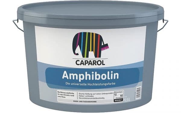 Amphibolin – Vopsea pur acrilică universală de exterior și interior cu aderență excelentă,12.5 l – Alb